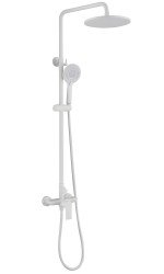 Душевая система Abber Weiss Insel AF8020FW, белая матовая