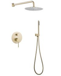 Душевая система Abber Emotion AF8818G, матовое золото