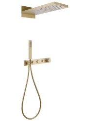 Душевая система Abber Rund AF8752G, матовое золото