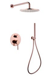 Душевая система Abber Wasser Kreis AF8118RG, розовое золото