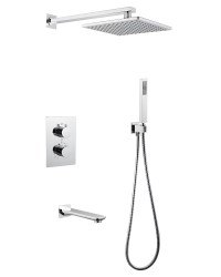 Душевая система Abber Weiss Insel AF8050 с изливом, хром