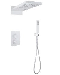 Душевая система Abber Weiss Insel AF8052W, белая матовая