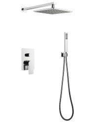 Душевая система Abber Weiss Insel AF8018, хром