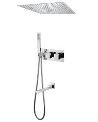 Душевая система Abber Weiss Daheim AF8254 с изливом, хром