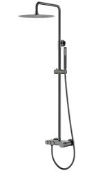 Душевая система Boheme Stick 128-GM с изливом, оружейная сталь