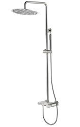 Душевая система Boheme Stick 128-NB.3 с изливом, никель