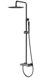 Душевая система Boheme Stick 128-SGM с изливом, оружейная сталь