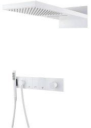 Душевая система Boheme Zodiac 132-MW, белая матовая