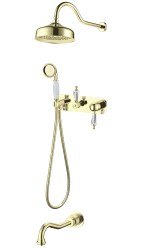 Душевая система Boheme Imperiale Ripresa 328, золото