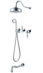 Душевая система Boheme Brillante Ripresa 348, хром