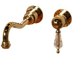 Смеситель для раковины Boheme Imperiale Ripresa 327, золото