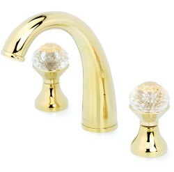 Смеситель для раковины Boheme Flora 297-FL, золото