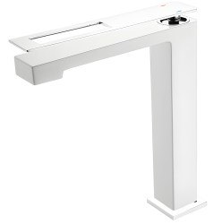 Смеситель для раковины Boheme Q 142-WCR, белый матовый