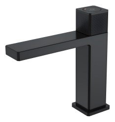 Смеситель для раковины Boheme Quad 159-B, черный матовый