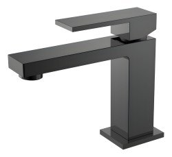 Смеситель для раковины Boheme Qubic 471-SGM, оружейная сталь