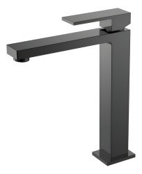 Смеситель для раковины Boheme Qubic 472-SGM, оружейная сталь