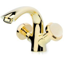 Смеситель для раковины Boheme Satin 291-ST, золото
