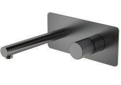 Смеситель для раковины Boheme Stick 125-GM.3, оружейная сталь