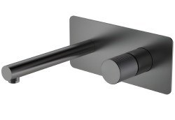 Смеситель для раковины Boheme Stick 125-GM.4, оружейная сталь