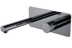 Смеситель для раковины Boheme Stick 125-SGM.2, оружейная сталь