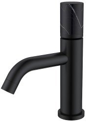 Смеситель для раковины Boheme Stick 121-B-MR-B, черный матовый