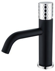 Смеситель для раковины Boheme Stick 121-BCR, черный матовый