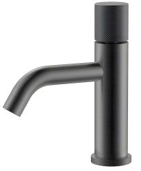 Смеситель для раковины Boheme Stick 121-GM.4, оружейная сталь