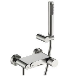 Смеситель для ванны с душем Boheme Stick 123-NB, никель