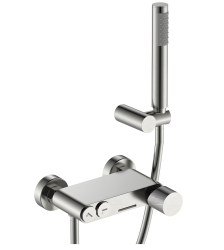 Смеситель для ванны с душем Boheme Stick 123-NB.2, никель