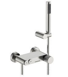 Смеситель для ванны с душем Boheme Stick 123-NB.3, никель