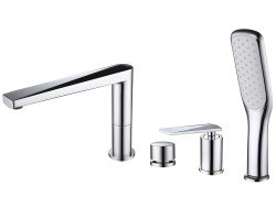 Смеситель на борт ванны Boheme Venturo 370, хром