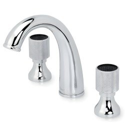 Смеситель для раковины Boheme Royal Cristal Black 277, хром