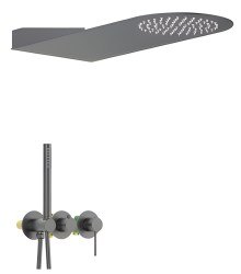 Душевая система Timo Saona SX-2340/18SM, черное золото