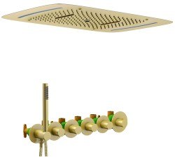 Душевая система Timo Saona SX-2319/17SM, матовое золото