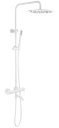 Душевая система Timo Saona SX-2380/16 с изливом, белая матовая