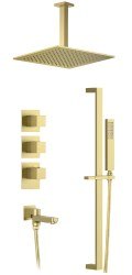 Душевая система Timo Selene SX-2239/17SM с изливом, матовое золото
