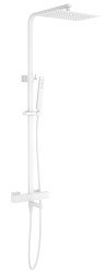 Душевая система Timo Tetra-Thermo SX-0169/16 с изливом, белая матовая