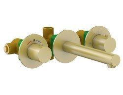 Смеситель для раковины Timo Saona 2382/17SM, матовое золото