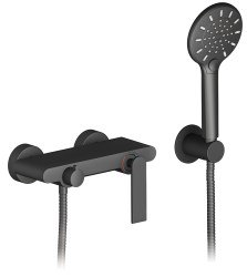 Смеситель для ванны Timo Anni 2714/03Y с душем, черный матовый