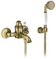 Смеситель для ванны Timo Arisa 5314/02Y с душем, бронза
