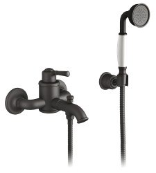 Смеситель для ванны Timo Arisa 5314/03Y с душем, черный матовый