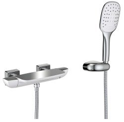 Смеситель для ванны Timo Helmi 4024/00-16Y с душем, белый матовый