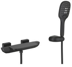 Смеситель для ванны Timo Helmi 4024/03Y с душем, черный матовый