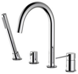 Смеситель на борт ванны Timo Saona 2320/00Y с душем, хром