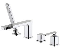 Смеситель на борт ванны Timo Torne 4330/00Y с душем, хром
