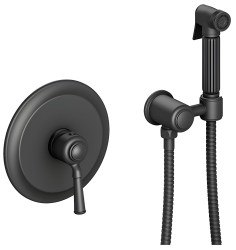 Гигиенический душ Timo Arisa 5309/03SM со смесителем, черный матовый