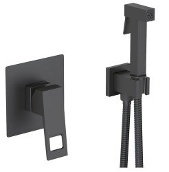 Гигиенический душ Timo Briana 7189/03SM со смесителем, черный матовый