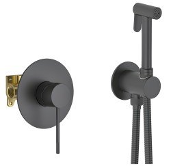 Гигиенический душ Timo Saona 2389/03SM со смесителем, черный матовый