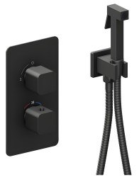 Гигиенический душ Timo Petruma 5089/03SM со смесителем, черный матовый