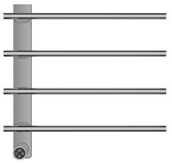 Полотенцесушитель электрический Wonzon&Woghand Nurnberg WW-AL344-BR 52x62, никель